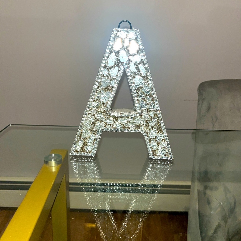 Letter A initial decor